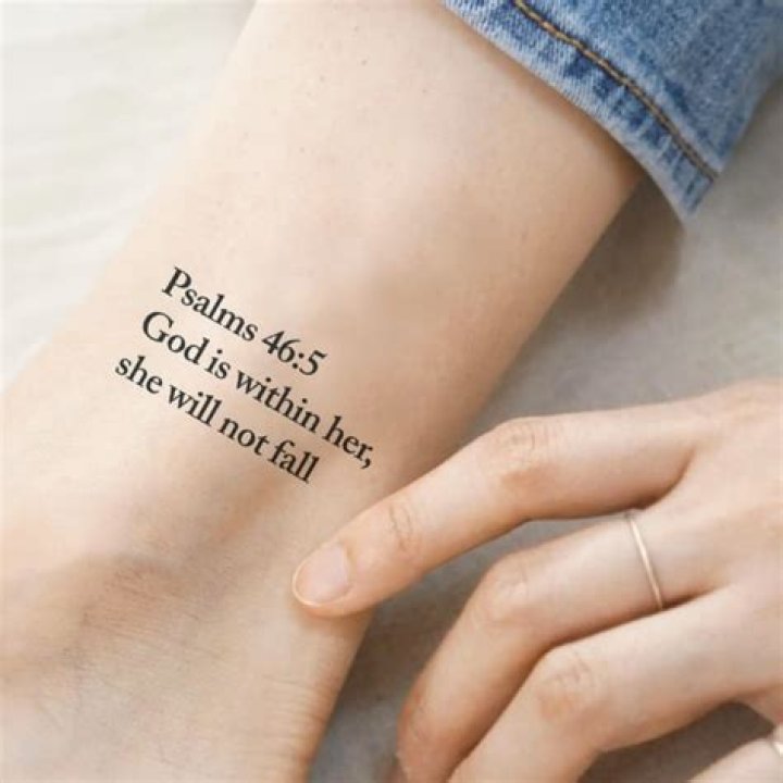 50+ Short Tattoo Bible Verses
