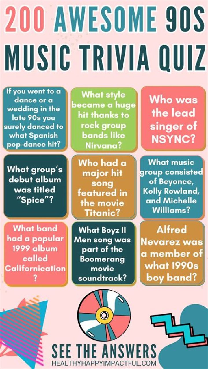 90s music trivia questions and answers to awaken your nostalgia