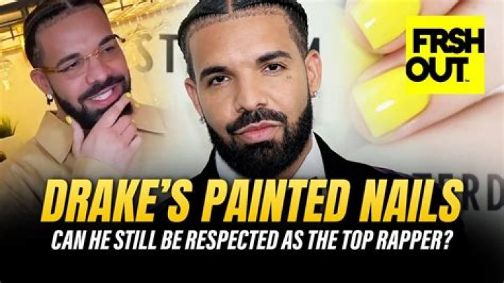 Drake's Painted Nails