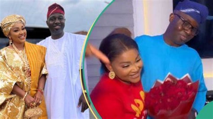 “He Deserves It”: Mercy Aigbe Appreciates Hubby on Her Knee With Flower, Calls Him Best in the World