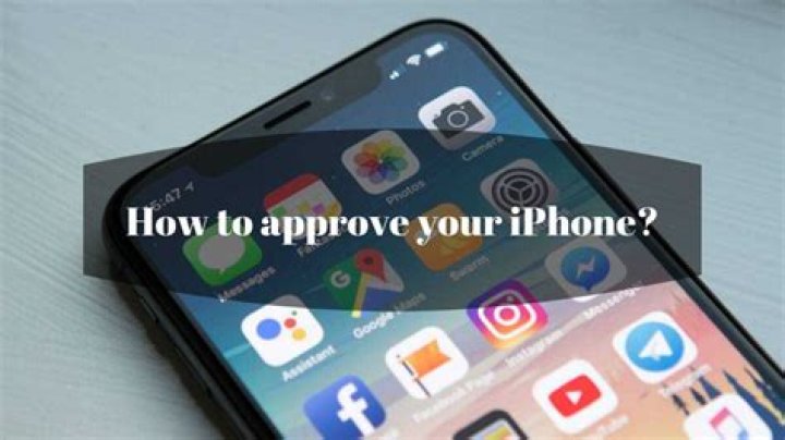 How to approve iPhone from Mac or PC
