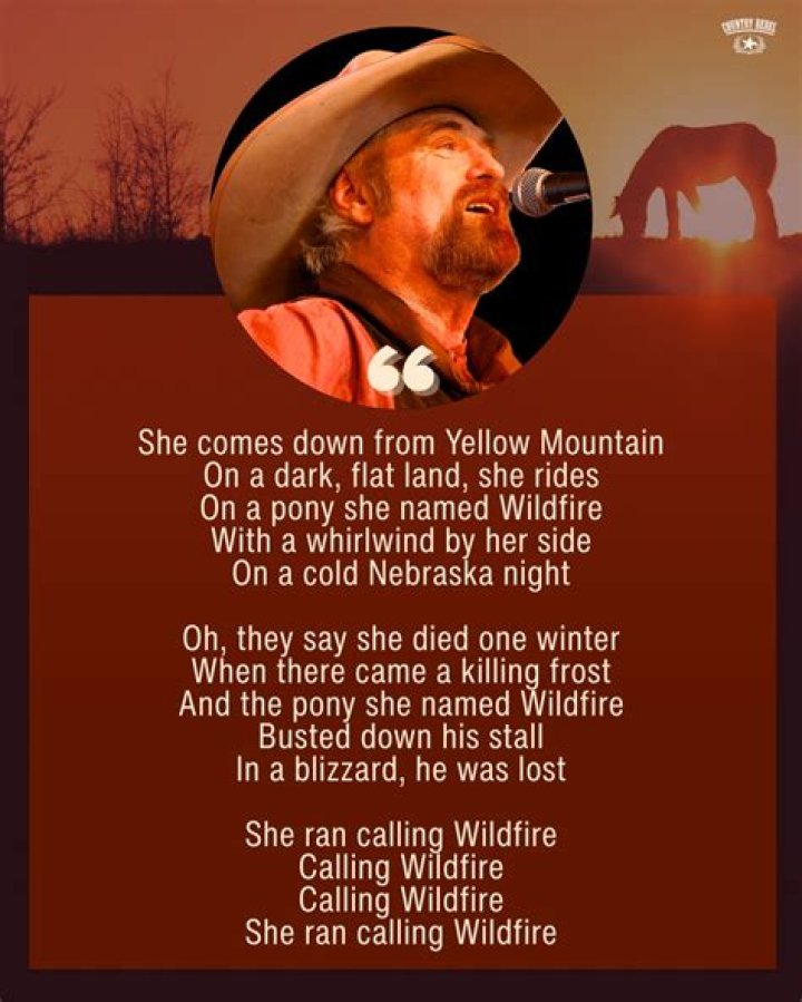 Lyrics & Translations of Wildfire by Cautious Clay