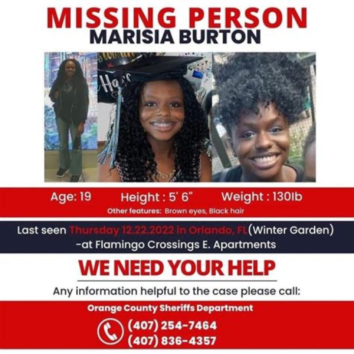 Marisia Burton Missing Case: 19-Year-Old Student Found Alive