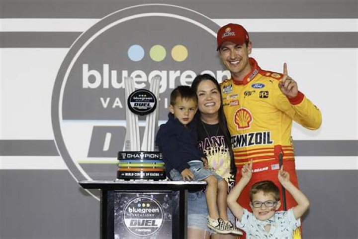 
Meet Hudson Joseph Logano- Photos Of NASCAR’s Joey Logano’s Son With Wife Brittany Baca
