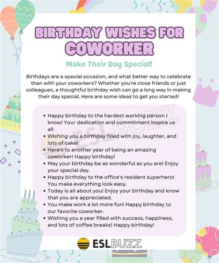 The Ultimate Happy Birthday Card Message Collection For Coworkers