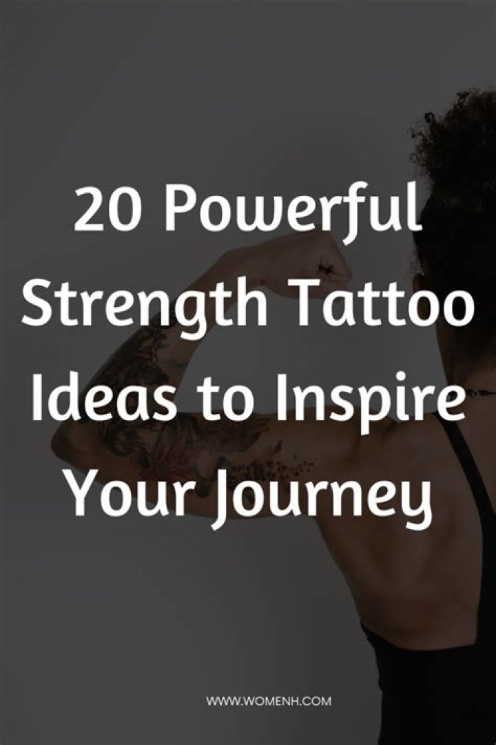 Unforgettable Strength Tattoo Ideas To Empower Your Spirit